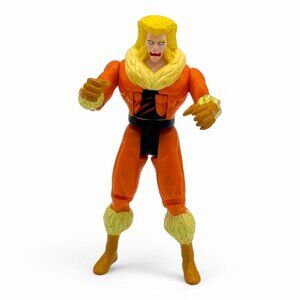 Marvel The Uncanny X-Men Sabretooth Action Figure Toy Biz 1993 5" Poseable Vinta